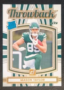 2025 Donruss Mason Taylor RC Rated Rookie Throwback Insert #28 - Picture 1 of 2