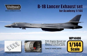 Wolfpack WP14406, B-1B Lancer Exhaust set (for Academy 1/144) , Scale 1/144 - Picture 1 of 2