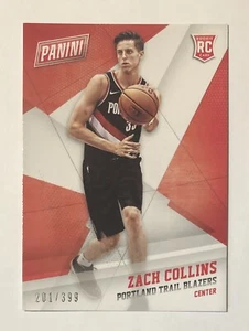 Zach Collins 2017 Panini Black Friday RC Rookie Card #60 - 201/399 - Picture 1 of 2