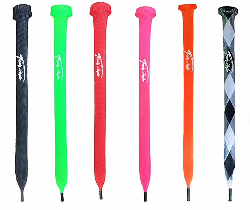 Trophy Angler Ice Rod Sleeve 22-30" Combos Black, Red, Orange, Green Fishing