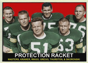 PROTECTION RACKET JERRY KRAMER FUZZY THURSTON NORM MASTERS RINGO ACEOT ART CARD