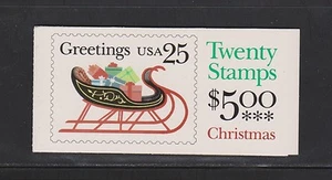 USA MH 130 "Weihnachten / Grußmarken" aus 1989 postfrisch und einwandfrei - Imagen 1 de 1