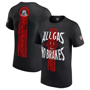 WWE Black Jacob Fatu All Gas No Brakes T-Shirt *NEU* Official Shirt - Bild 1 von 3