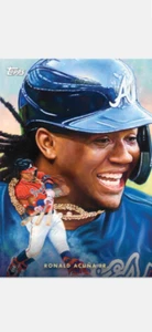 Tarjeta Topps Game Within the Game 2021 Atlanta Braves Ronald Acuña Jr #1 - Imagen 1 de 2