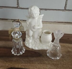 Lot of 3 Angel Figurines/Bells