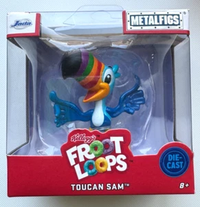 Raro Jada Metalfigs Kellogg's Froot Loops Tucan Sam Die-Cast Edición Limitada - Imagen 1 de 3