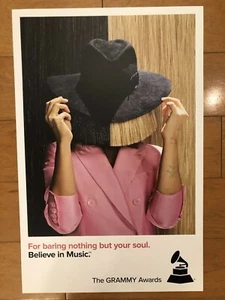 59th Grammy Awards 2017 Promoción Póster de quiosco OOH SIA - Nuevo stock antiguo - Imagen 1 de 6