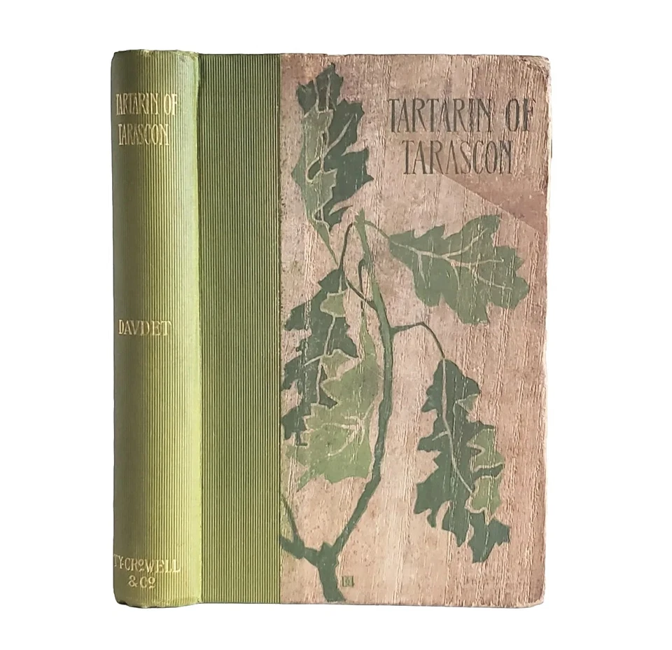 Tartarin of Tarascon By Alphonse Daudet Antique 1895 Lovely Shabby Chic Decor Foto 1 de 4