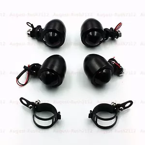 Motorcycle Turn Signal Light Fork Clamp Bracket For Cafe Racer Old Shool CB GN - Picture 1 of 6