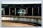 Postcard Amtrak's First E8 #4316 From Penn. Central Harrisburg Roundhouse Train