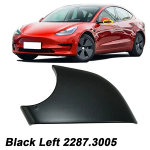Cubierta de espejo retrovisor izquierdo negro para Tesla Model 3 2017-2022 - Imagen 1 de 6