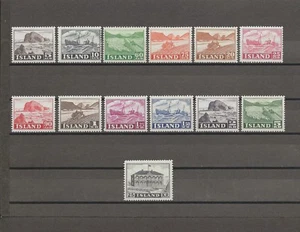 ISLANDIA 1950 SG 296/308 MNH - Imagen 1 de 2