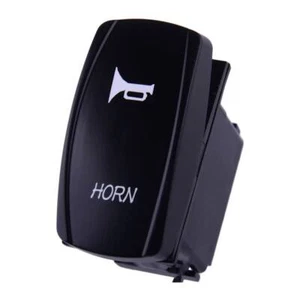 Waterproof LED Horn Toggle Rocker On-Off Switch Push Button Car Boat RV - Picture 1 of 4