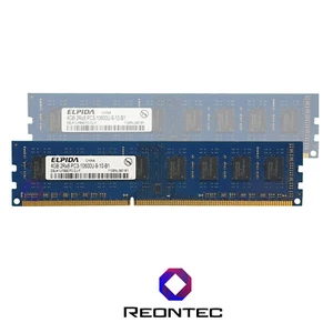 4GB PC RAM Elpida PC3 - 10600U DDR3 EBJ41UF8BCF0-DJ-F 2Rx8 - Bild 1 von 1