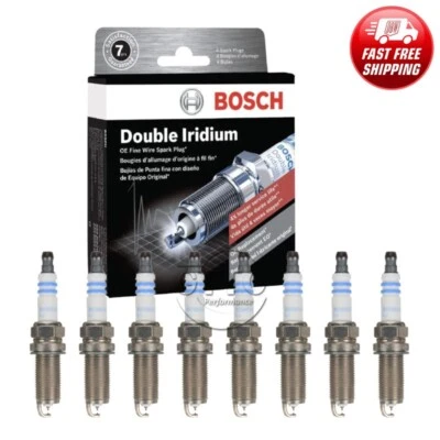 Genuine BOSCH Double Iridium Spark Plug 8PCS for Lexus GS460/ IS F/ LS460/LS600h - Image 1 of 4