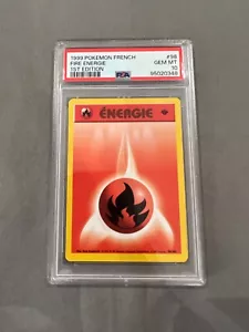 Pokemon Energia del Fuoco 1999 1° Edizione Set Base Francese #98 PSA 10 - Foto 1 di 2