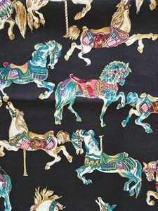 Carousel Canelot Hoffman 33” X 44” 100% Cotton #377 - Picture 1 of 5