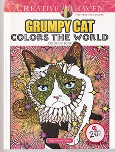 CREATIVE HAVEN GRUMPY CAT COLORS THE WORLD by Diego Jourdan Pereira (2016){U1} - Foto 1 di 4