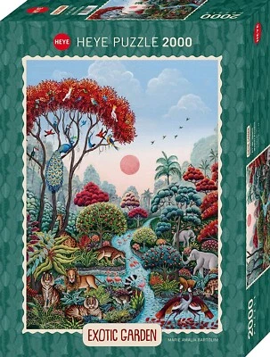 Heye Exotic Garden Wildlife Paradise 2000 Piece Puzzle - Image 1 of 3
