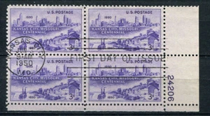 USA : Scott # 994 - Plate Block # 24206 - used - Picture 1 of 1
