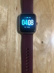 Smart Watch LETSCOM Pink Your Health Tracker iOS Android - Photo 1 sur 10
