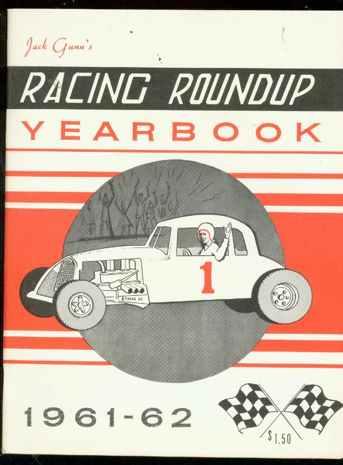 Sports Pub: Jack Gunn's Stars And Cars Auto Racing Yearbook 1961-62- Williams... - Image 1 of 1