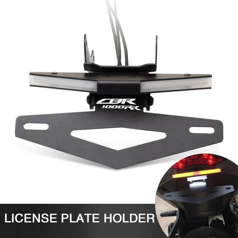 Motorcycle License Plate Holder LED Lights For HONDA CBR1000RR CBR1000RR-R 20-23 - Image 1 of 4