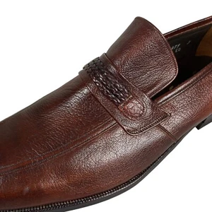 FLORSHEIM Lightweights Loafers Slip On Dress Shoes Men 10.5 31214 Leather Brown - Picture 1 of 11