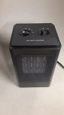 Unused OPEN BOX PTC Heater Model GD9215AD10 Black 1500W 110-120V 60Hz - Image 1 of 4