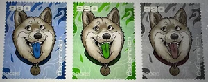 K-7) Austria - Bloque de sellos - KABOSU 2025 - azul-verde-negro - ** 6 uds. - Imagen 1 de 3