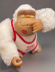 Vintage 1979 Applause Plüsch "Rodney Needs Love" White Gorilla Ape Plüsch #372 - Bild 1 von 9