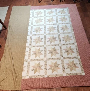 Day Bed Style 8-Pointed Star New Age Quilt (84 in. x 47 in.) - Picture 1 of 6