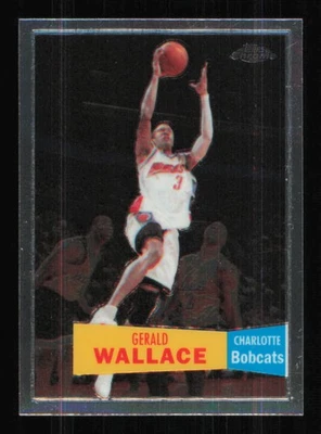 Bobcats de baloncesto Gerald Wallace 2007-08 Topps cromados 1957-58 variaciones #60 Foto 1 de 3