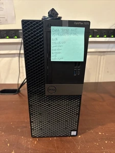Dell OptiPlex 7070 MT, i5-8600, 3.10GHz, 256GB SSD, 16GB RAM, Btooth Wifi Win11P - Picture 1 of 4