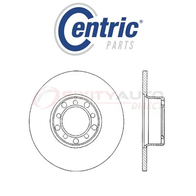 Centric C-TEK Disc Brake Rotor for 1975-1985 Mercedes-Benz 300D 3.0L L5 - de Foto 1 de 4