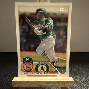 2023 Topps #127 Shea Langeliers Rookie Oakland Athletics - Bild 1 von 2