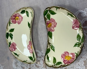2 NEW- Franciscan Desert Rose- Crescent Side- Salad Bread Plates-  USA 1979-84 - Picture 1 of 12