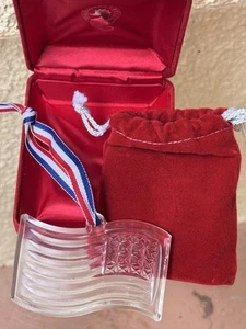 Waterford Kristall amerikanische Flagge Briefbeschwerer USA in Box - Bild 1 von 5