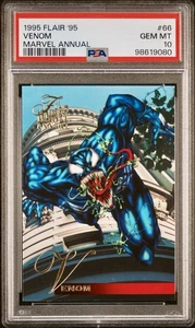 1995 Marvel Annual Flair '95 #66 Venom PSA 10 💎 - Bild 1 von 2