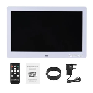 Andoer 10 Inch Wide LCD Screen Digital Photo Frame 1024 * 600 High Resolution3 - Picture 1 of 8