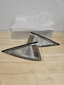 FITS 95-99 CHEVY CAVALIER CORNER LIGHTS ALL CLEAR NO AMBER NEW SET LEFT + RIGHT - Picture 1 of 5