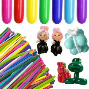 200 PCS Latex Twisting Balloons - Assorted Color Long Balloons for Animal Sha... - Foto 1 di 8