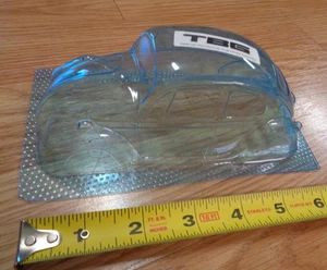 1/24 VW BUG BEETLE BODY FOR BASHER ROCKSTA CRAWLER HBX RCTRAX AX24 - Picture 1 of 1