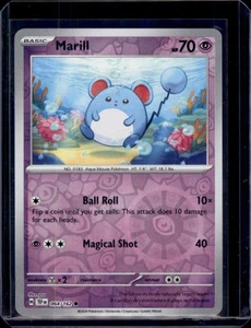 Marill SV05: Pokémon Fuerzas Temporales 064/162 Holograma Inverso Casi Nuevo+ - Imagen 1 de 2