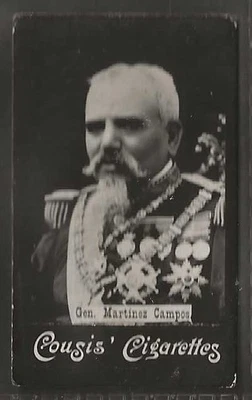 COUSIS (MALTA)-CELEBRITIES 1905 (KF2162)-#016- MARTINEZ CAMPOS - Image 1 of 2