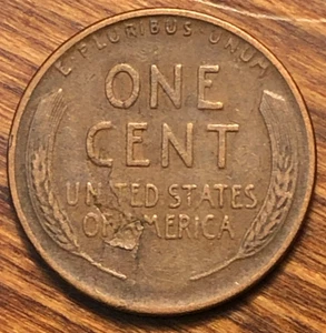 1939 Lincoln Wheat Cent Retained Lamination Defective Planchet Alloy Mix Error - Picture 1 of 7