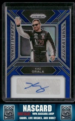 2024 Panini Prizm #SS-KGA Kaz Grala Sensational Signatures Blue #/49 - Image 1 of 2