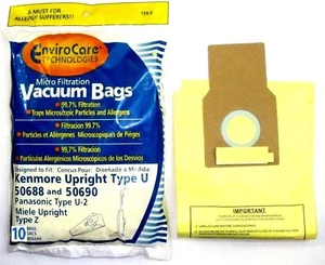 Kenmore 50688 Vacuum Bags- 10 Pack, - Picture 1 of 1