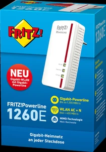 AVM Fritz! Powerline 1260e WLAN (20002789) von Händler ⭐⭐⭐⭐⭐ - Bild 1 von 2