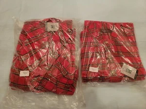 Lee Valley Matching Nightshirt & Robe Red Tartan Royal Stewart NWT - Picture 1 of 11